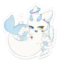 Siraai Nui - Key Chain - Acrylic Key Chain - VTuber Size-50 x 50 (mm)