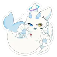 Siraai Nui - Key Chain - Acrylic Key Chain - VTuber Size-70 x 70 (mm)