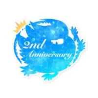 Siraai Nui - Stickers - VTuber Size-100 x 100 (mm)