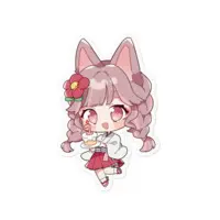 VTuber - Stickers Size-100 x 100 (mm)