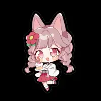 VTuber - Stickers Size-100 x 100 (mm)