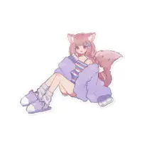 VTuber - Stickers Size-160 x 160 (mm)