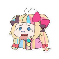 Gonmaru - Stickers - VTuber Size-100 x 100 (mm)