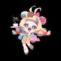 Gonmaru - Stickers - VTuber Size-100 x 100 (mm)