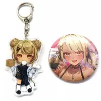 Kaminari Qpi - Acrylic Key Chain - Key Chain - Badge - VSPO!