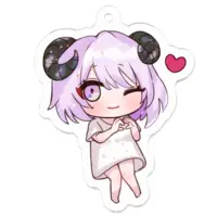 Yomoito Syuno - Key Chain - Acrylic Key Chain - VTuber Size-50 x 50 (mm)