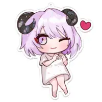 Yomoito Syuno - Key Chain - Acrylic Key Chain - VTuber Size-100 x 100 (mm)