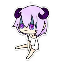 Yomoito Syuno - Key Chain - Acrylic Key Chain - VTuber Size-100 x 100 (mm)