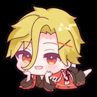 Utahara Rinne - Stickers - VTuber Size-160 x 160 (mm)