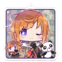Ueda Mame - Key Chain - Acrylic Key Chain - VTuber Size-70 x 70 (mm)