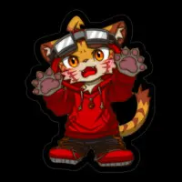 VTuber - Stickers Size-100 x 100 (mm)