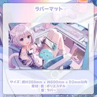 VTuber - Complete Set - Pouch - Towels - Hand-signed - Acrylic Art Plate - Badge - Desk Mat