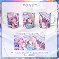 VTuber - Complete Set - Pouch - Towels - Hand-signed - Acrylic Art Plate - Badge - Desk Mat
