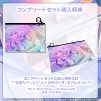 VTuber - Complete Set - Pouch - Towels - Hand-signed - Acrylic Art Plate - Badge - Desk Mat