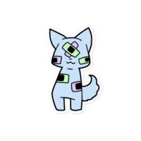 VTuber - Stickers Size-100 x 100 (mm)