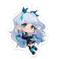 Awanone Poka - Key Chain - Acrylic Key Chain - VTuber Size-50 x 50 (mm)