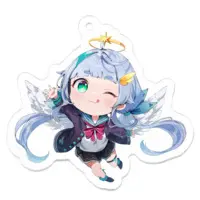 Awanone Poka - Key Chain - Acrylic Key Chain - VTuber Size-50 x 50 (mm)
