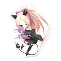 Shimotsuki Salah - Key Chain - Acrylic Key Chain - VTuber Size-70 x 70 (mm)