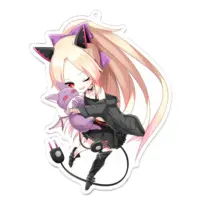 Shimotsuki Salah - Key Chain - Acrylic Key Chain - VTuber Size-100 x 100 (mm)