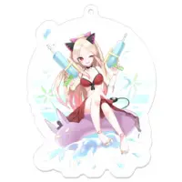 Shimotsuki Salah - Key Chain - Acrylic Key Chain - VTuber Size-70 x 70 (mm)
