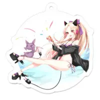 Shimotsuki Salah - Key Chain - Acrylic Key Chain - VTuber Size-50 x 50 (mm)