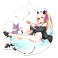 Shimotsuki Salah - Key Chain - Acrylic Key Chain - VTuber Size-70 x 70 (mm)