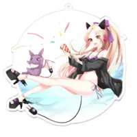 Shimotsuki Salah - Key Chain - Acrylic Key Chain - VTuber Size-100 x 100 (mm)