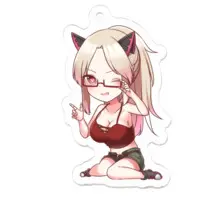 Shimotsuki Salah - Key Chain - Acrylic Key Chain - VTuber Size-50 x 50 (mm)