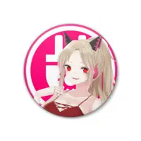 Shimotsuki Salah - Badge - VTuber Size-38mm