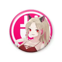 Shimotsuki Salah - Badge - VTuber Size-57mm