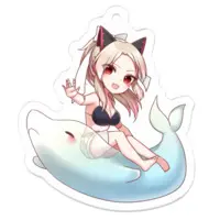 Shimotsuki Salah - Key Chain - Acrylic Key Chain - VTuber Size-50 x 50 (mm)