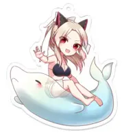 Shimotsuki Salah - Key Chain - Acrylic Key Chain - VTuber Size-70 x 70 (mm)