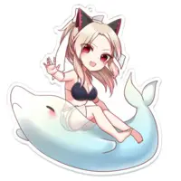 Shimotsuki Salah - Key Chain - Acrylic Key Chain - VTuber Size-100 x 100 (mm)