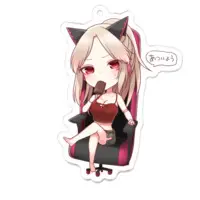 Shimotsuki Salah - Key Chain - Acrylic Key Chain - VTuber Size-70 x 70 (mm)