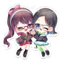 VTuber - Key Chain - Acrylic Key Chain Size-70 x 70 (mm)