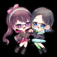 VTuber - Stickers Size-160 x 160 (mm)