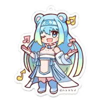 Jinkyo Uta - Key Chain - Acrylic Key Chain - VTuber Size-70 x 70 (mm)