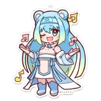 Jinkyo Uta - Key Chain - Acrylic Key Chain - VTuber Size-100 x 100 (mm)