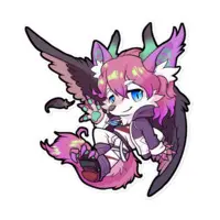 Sakuraga Iruku - Stickers - VTuber Size-160 x 160 (mm)