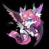 Sakuraga Iruku - Stickers - VTuber Size-160 x 160 (mm)