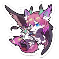 Sakuraga Iruku - Key Chain - Acrylic Key Chain - VTuber Size-50 x 50 (mm)