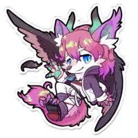 Sakuraga Iruku - Key Chain - Acrylic Key Chain - VTuber Size-100 x 100 (mm)