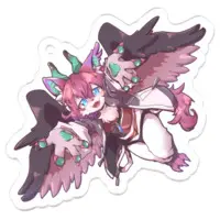 Sakuraga Iruku - Key Chain - Acrylic Key Chain - VTuber Size-50 x 50 (mm)