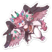 Sakuraga Iruku - Key Chain - Acrylic Key Chain - VTuber Size-70 (mm)