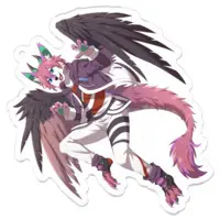 Sakuraga Iruku - Key Chain - Acrylic Key Chain - VTuber Size-70 (mm)