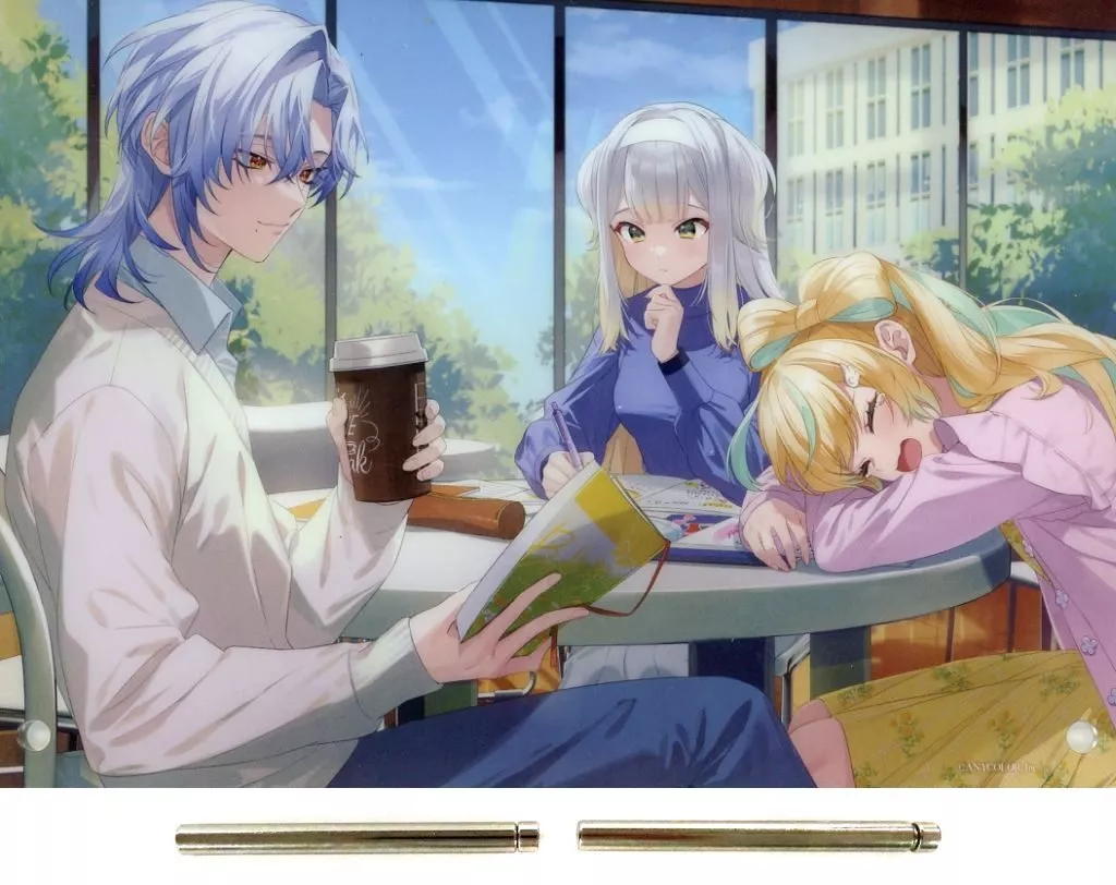 Mitarashi-dan - Acrylic Art Plate - Tachitsute Toto & Milan Kestrel & Shioriha Ruri