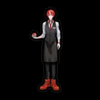 Hiura Shoi - Stickers - VTuber Size-100 x 100 (mm)