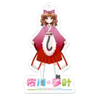 Sakuragawa Yuka - Key Chain - Acrylic Key Chain - VTuber Size-70 x 70 (mm)