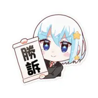 VTuber - Stickers Size-100 x 100 (mm)