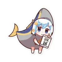 VTuber - Stickers Size-100 x 100 (mm)